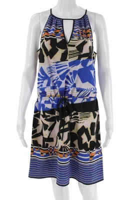 Clover Canyon женщин напечатано галстук талии платье без рукавов многоцветный размер M - Изображение 1 из 4