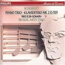 Klaviertrio d 929+d 28 von Beaux Arts Trio von not sp... | CD | Zustand sehr gut - Bild 1 von 2