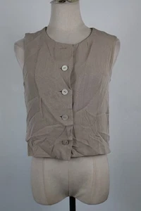 Max Mara Sleeveless Woman Vest Size 42 Woman Casual Vintage Jacket under Jackets - Picture 1 of 9