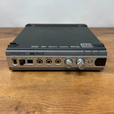 Interfaz externa Audigy 2 SB0290 de colección Creative Labs Sound Blaster sin probar Foto 1 de 4