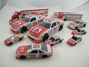 MORGAN SHEPHERD, DALE JARRETT, NEIL BONNETT ~ CITGO #21 ~ TRANSPORTERS AND CARS - Picture 1 of 12