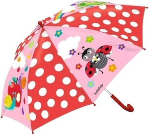 Escarabajo gateante paraguas gotas de colores, paraguas para niños en colorido diseño - Imagen 1 de 2