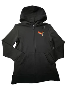 Puma Full Zip Front/Back Graphic Hoodie Black Size XL 14/16 Brand New - Picture 1 of 7