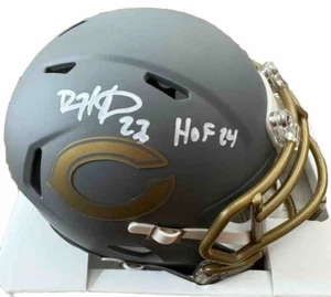 Chicago Bears Devin Hester Autographed Slate Mini Helmet  - Picture 1 of 3