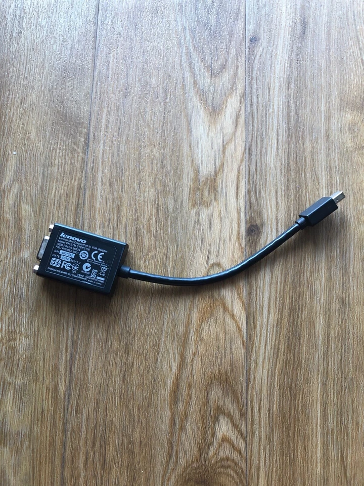 Genuine Brand New Lenovo mini-display port to vga adapter cable - Image 1 of 1