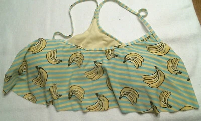 Top de Natación Joe Boxer Estampado Plátano Volantes, Colección Palomitas de Maíz, Tallas Junior, Nuevo con Etiquetas  Foto 1 de 2