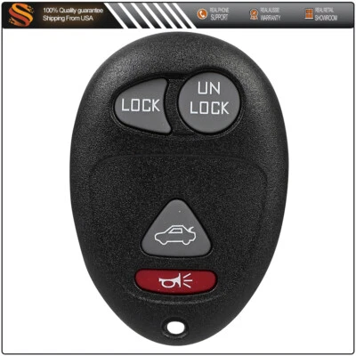 Carcasa de llave de coche remota para Buick Century 2001-2005 Regal 2001-2004 Rendezvous Foto 1 de 4