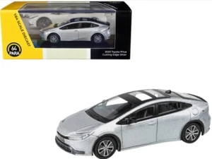 1/64 Toyota Prius Cutting Edge Silver 2023 Diecast Model Car By Paragon PA-55601 - Picture 1 of 4