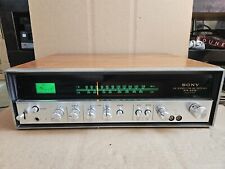 Vintage SONY STR-6036 AM/FM Stereo Receiver Wood Cabinet