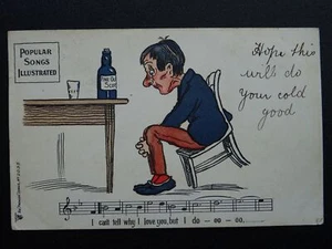 Beliebtes Lied illustriert SCOTCH WHISKEY - I CANT TELL WHY I LOVE YOU c1903 UB PC - Bild 1 von 2