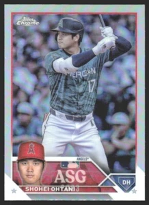 2023 Topps Chrome Update 2023 All-Star Game Refractor Shohei Ohtani #6 GS1-1 - Picture 1 of 2