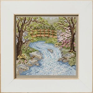 Mill Hill Buttons Beads Spring Series Waterfall MH14-2515 Cross Stitch Kit - Picture 1 of 1
