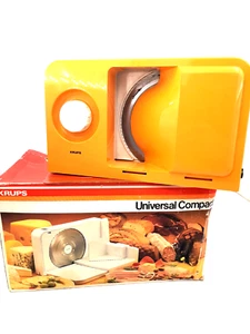 Krups Brotschneidemaschine Universal Compact Typ 355 - Orange Vintage klappbar - Bild 1 von 11