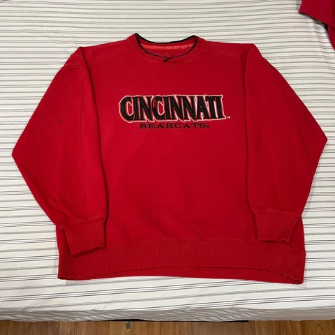 Cadre Cincinnati Bearcats Pullover Crewneck Sweatshirt Embroidered Mens Size XL Cover