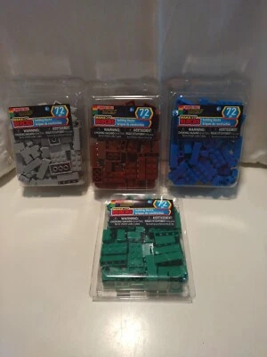 Make It Blocks Building Blocks Assorted Sizes Grey Brown Blue Green 72 Pc. Each - Image 1 of 4