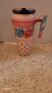 Brand New Pioneer Woman Fancy Flourish Stainless Steel 40oz Tumbler! - Picture 1 of 6