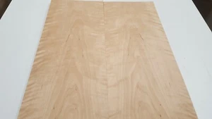 Chapa de madera de abedul llama - 23 HOJAS DE MADERA NATURAL - 650mm x 245mm - Imagen 1 de 5