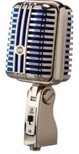 Monoprice Memphis Blue Classic Retro-Style Dynamic Mic For Podcasting, Streaming - Picture 1 of 6