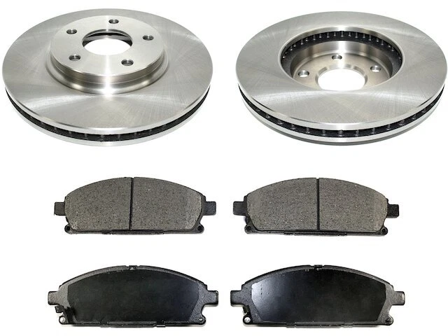 Front Brake Pad and Rotor Kit For 2011-2017 Nissan Quest 2012 2014 2015 MF465XK - Image 1 of 1