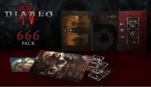 Diablo IV Pack 666 PreOrder Poster Tarotkarten Artwork NEU&OVP - Bild 1 von 4