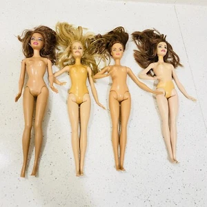 4x Mattel Barbie Puppen Gelenk Spielpuppe Fashionistas Nude Dolls 2009 & 2015 - Bild 1 von 17