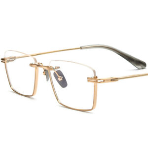 Business Man Pure Titanium Metal Eyeglass Frames Optical RX Glasses 55-19-148