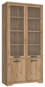 Vitrine JOADAKIS JDKV721 Wohnzimmerschrank 94x192x42cm Vitrinenschrank 4 Türen - Bild 1 von 7
