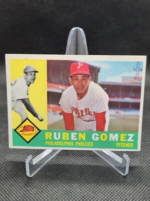1960 Topps Set # 82 Ruben Gomez Philadelphia Phillies Baseball Card - Image 1 of 2