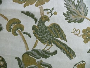 BY YD LEE JOFA CAVENDISH CANVENDISH OLIVE GREEN BIEGE BROWN WOVEN MSRP$106/Y - Picture 1 of 4
