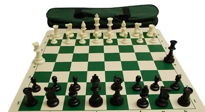 Juego de ajedrez torneo competición ajedrez en estuche de viaje resistente Foto 1 de 4
