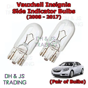 Para Vauxhall Insignia Bombillas Indicadoras Laterales Bombilla Indicadora Lateral (08-17) - Imagen 1 de 1