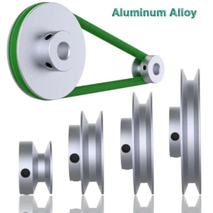 Alu Single Grooved Pulley Pu Round Belt Pulleys OD40-120mm Hole 8~42mm For Motor - Picture 1 of 61