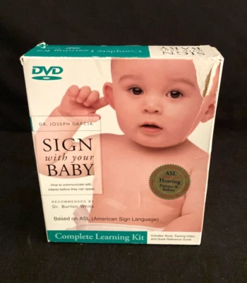 How to Communicate/Sign with Your Baby Complete Kit; Sealed DVD New Open Box ASL - Image 1 of 4