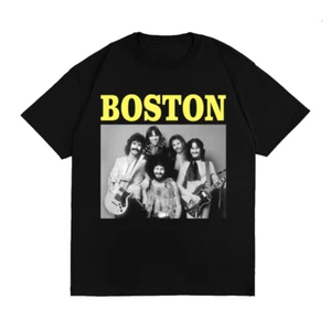 LO ÚLTIMO NUEVO Boston Band ROCK N ROLL Camiseta Negra Unisex Todas las Tallas 1T179 - Imagen 1 de 3