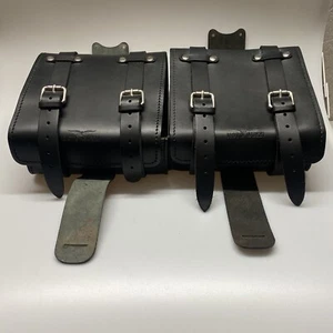 2 x Saddlebag Tool Roll Moto Guzzi V7 II G0043 - Picture 1 of 5