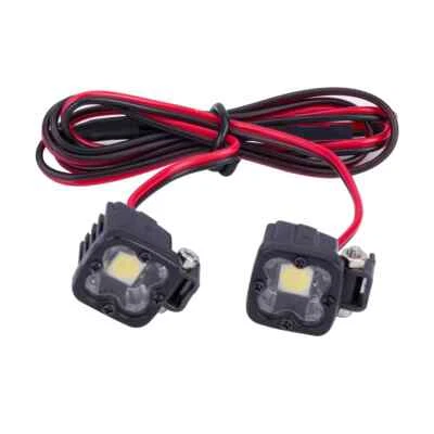 2pcs 1/10 RC Crawler Car Bright LED Pillar Light for Axial SCX10 III CJ7 Upgrade - Image 1 of 4