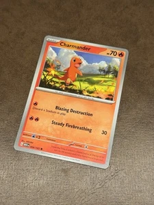 Charmander 004/165- Non Holo - 151 English - Pokemon TCG - Picture 1 of 2