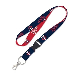 Minnesota Twins 2-Sided Lanyard 1" w/ Detachable Buckle - Picture 1 of 1