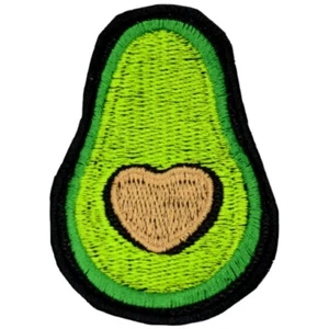 Parche bordado aguacate fruta comida moda estilo chica lindo amor - Imagen 1 de 1