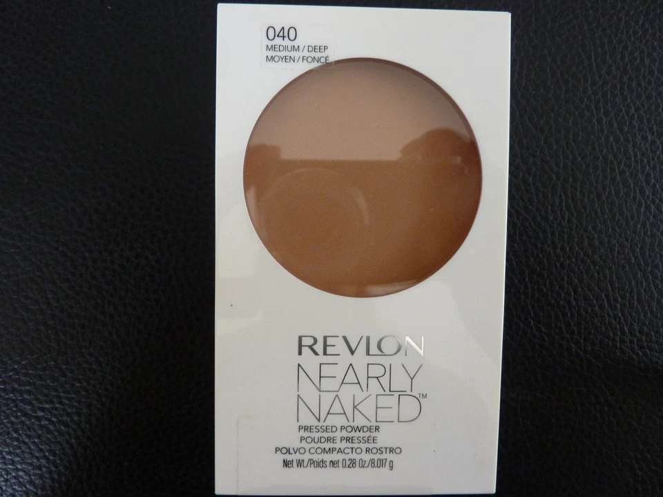 Revlon Nearly Naked Pressed Powder -  MEDIUM DEEP  # 040 - Brand New / Sealed - Image 1 of 1