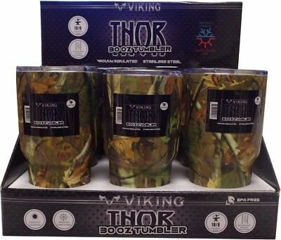 Vaso aislado Rambler Camo de acero 30 oz con tapa con caja de regalo Foto 1 de 4