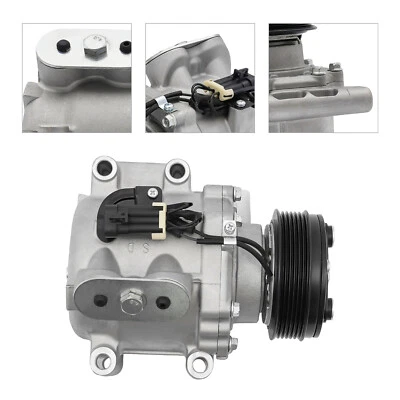 Air Conditioner Compressor+Clutch For Chevy Trailblazer GMC Envoy 4.2L 2002-2009 Foto 1 de 4