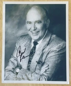 CARL REINER, 100 % AUTHENTISCHES HANDSIGNIERTES 8" x 10" FOTO, LEGENDÄRER SCHAUSPIELER, R.I.P. - Bild 1 von 1