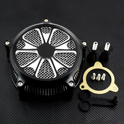 Contrast Cut Air Cleaner Gray Intake Filter Fit For Harley Touring 2017-2020 - Image 1 of 4