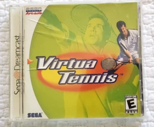 Virtua Tennis (SEGA Dreamcast, 2000) COMPLETE CIB, AUTHENTIC TESTED WORKING - Picture 1 of 3