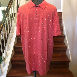 Nautica Herren orange XXL Kurzarm Polo Shirt Flaggen Baumwolle schmale Passform neu mit Etikett $ 54 - Bild 1 von 6