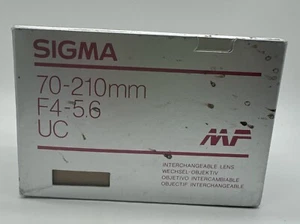 Sigma 70-210mm f4-5.6 UC  Zoom Lens for Nikon MF - Picture 1 of 7