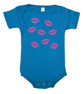 Traje de bebé Kiss Lip de una sola pieza, lindos mampos para bebé, - Imagen 1 de 6
