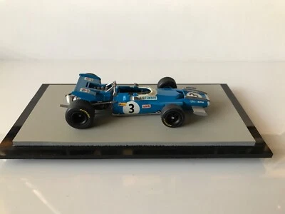 Modelo de metal blanco escala 1/43. Ford Matra MS 80 1969 ala baja F1. Jackie Stewart Foto 1 de 4