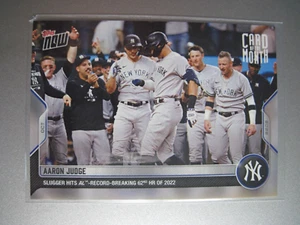 2022 Topps Now Card of the Month #M-OCT Aaron Judge - Picture 1 of 2